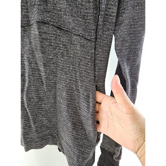 Lululemon Runderful 1/2 Zip Mini Check Pique Black Heathered Black / Black - Picture 7 of 11